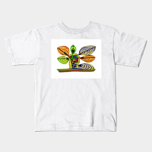 Fan Boat Abstract Kids T-Shirt